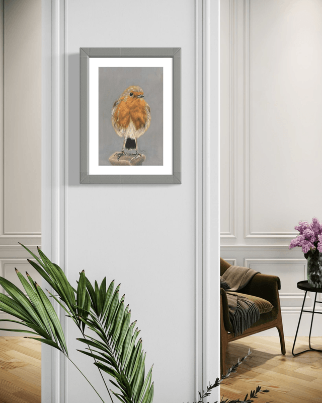 "Bobbin Robin Standing Proud" Original Drawing